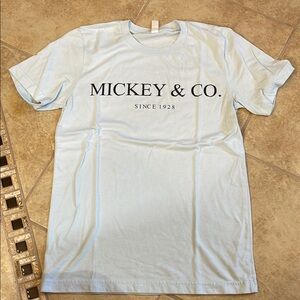 Mickey & Co. Light Blue Short Sleeve Disney Tee